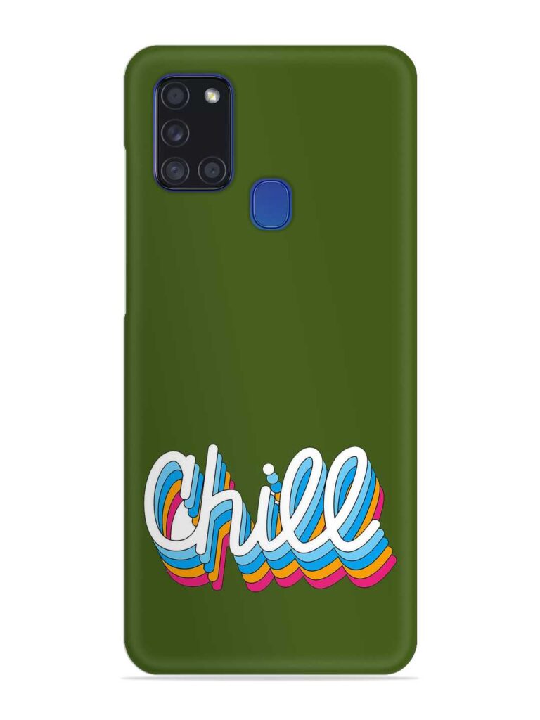 Color Chill Shirt Snap Case for Samsung Galaxy A21s Zapvi
