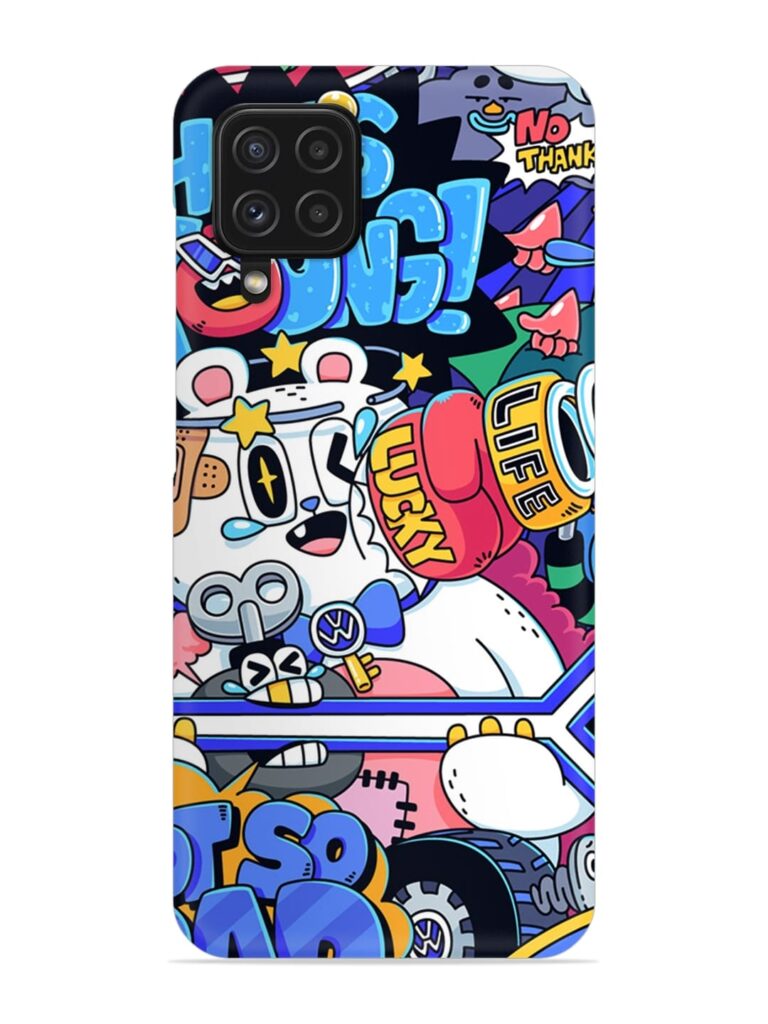 Universal Doodle Snap Case for Samsung Galaxy A22 (4G) Zapvi
