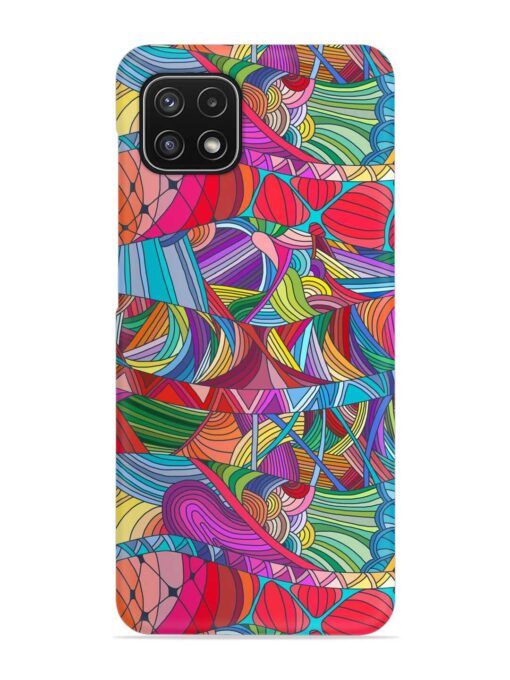 Seamless Patterns Hand Drawn Snap Case for Samsung Galaxy A22 (5G) Zapvi