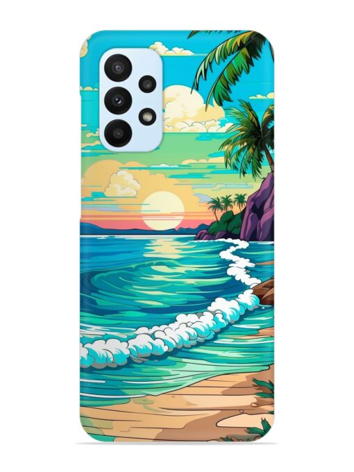 Beatiful Beach View Snap Case for Samsung Galaxy A23 Zapvi