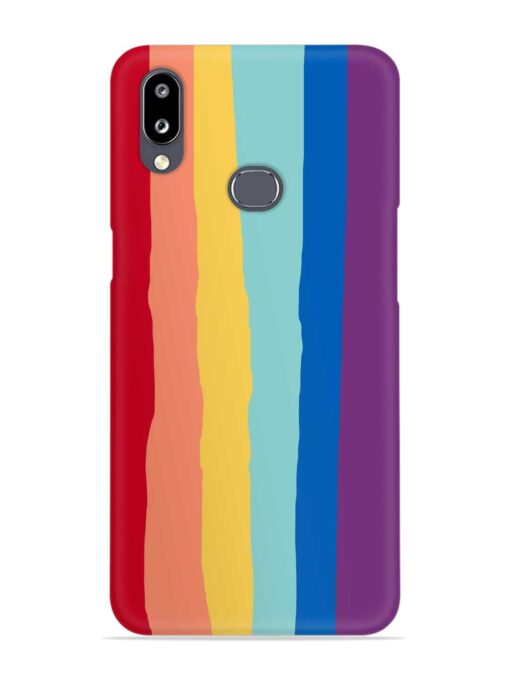Rainbow Genuine Liquid Snap Case for Samsung Galaxy A30 Zapvi