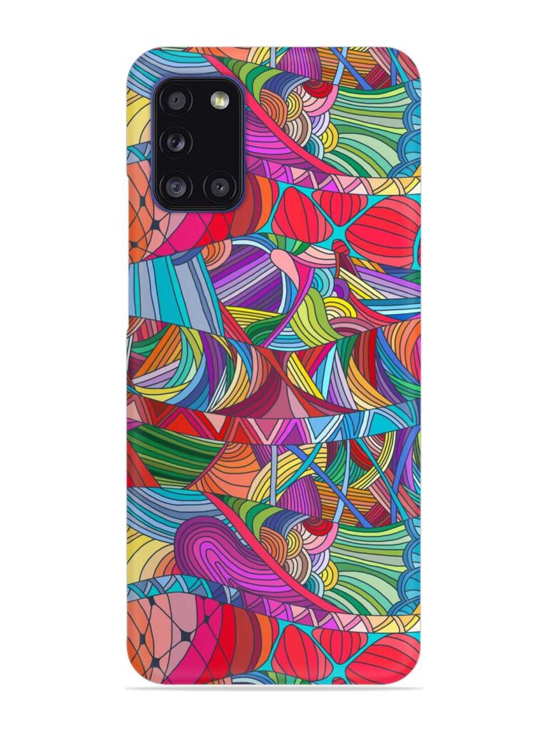 Seamless Patterns Hand Drawn Snap Case for Samsung Galaxy A31 Zapvi