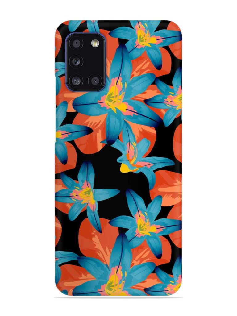 Philippine Flowers Seamless Snap Case for Samsung Galaxy A31 Zapvi