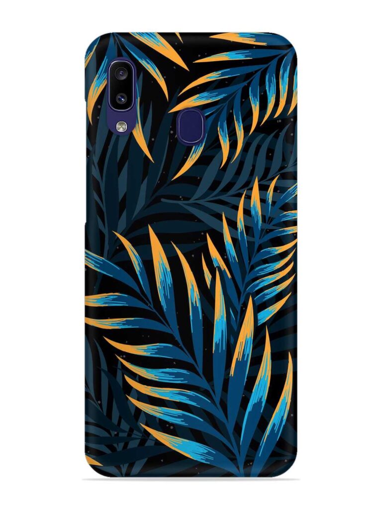 Abstract Leaf Art Snap Case for Samsung Galaxy A40 Zapvi