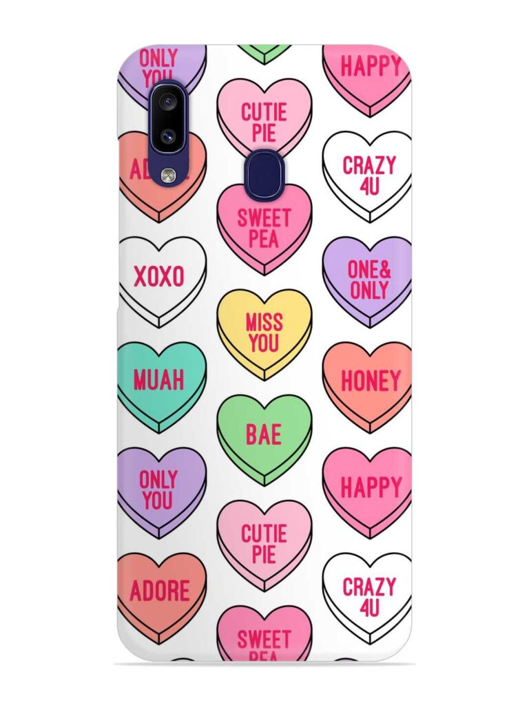 Colorful Heart Candy Snap Case for Samsung Galaxy A40 Zapvi