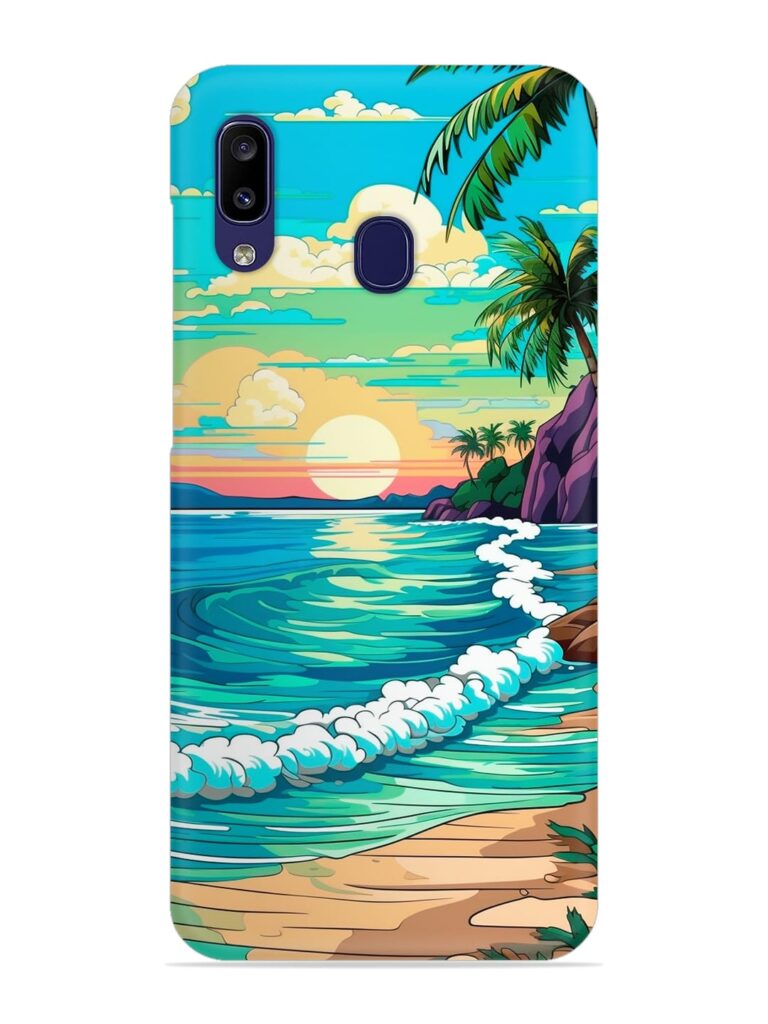 Beatiful Beach View Snap Case for Samsung Galaxy A40 Zapvi