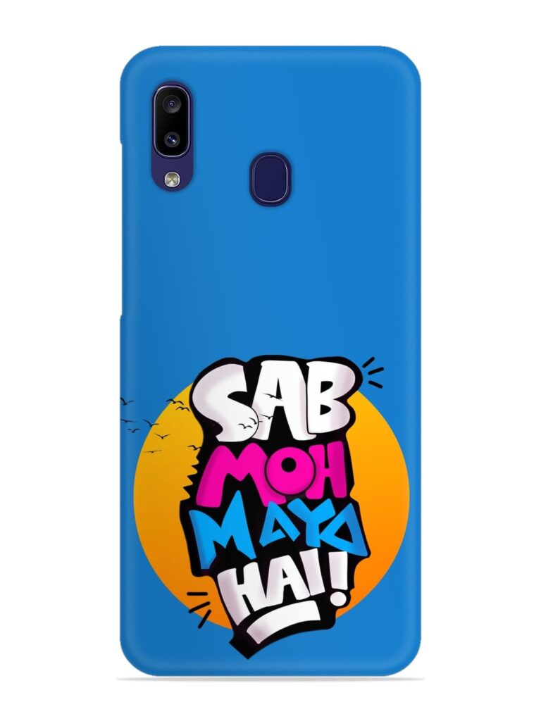 Sab Moh Moya Snap Case for Samsung Galaxy A40 Zapvi