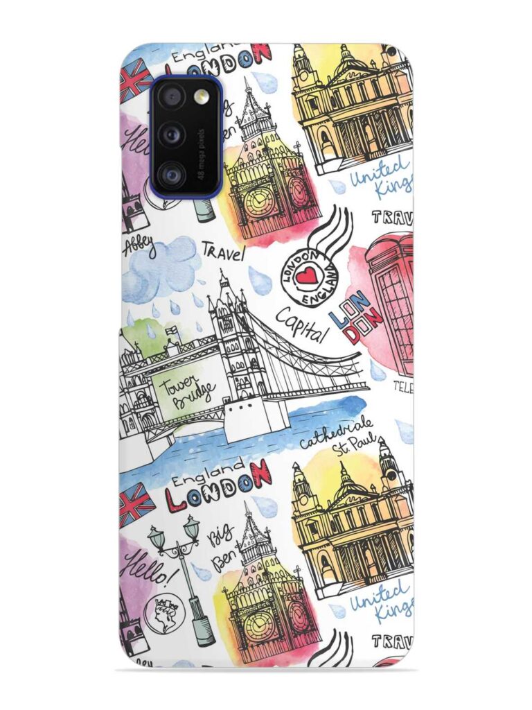 Vector London Landmark Snap Case for Samsung Galaxy A41 Zapvi
