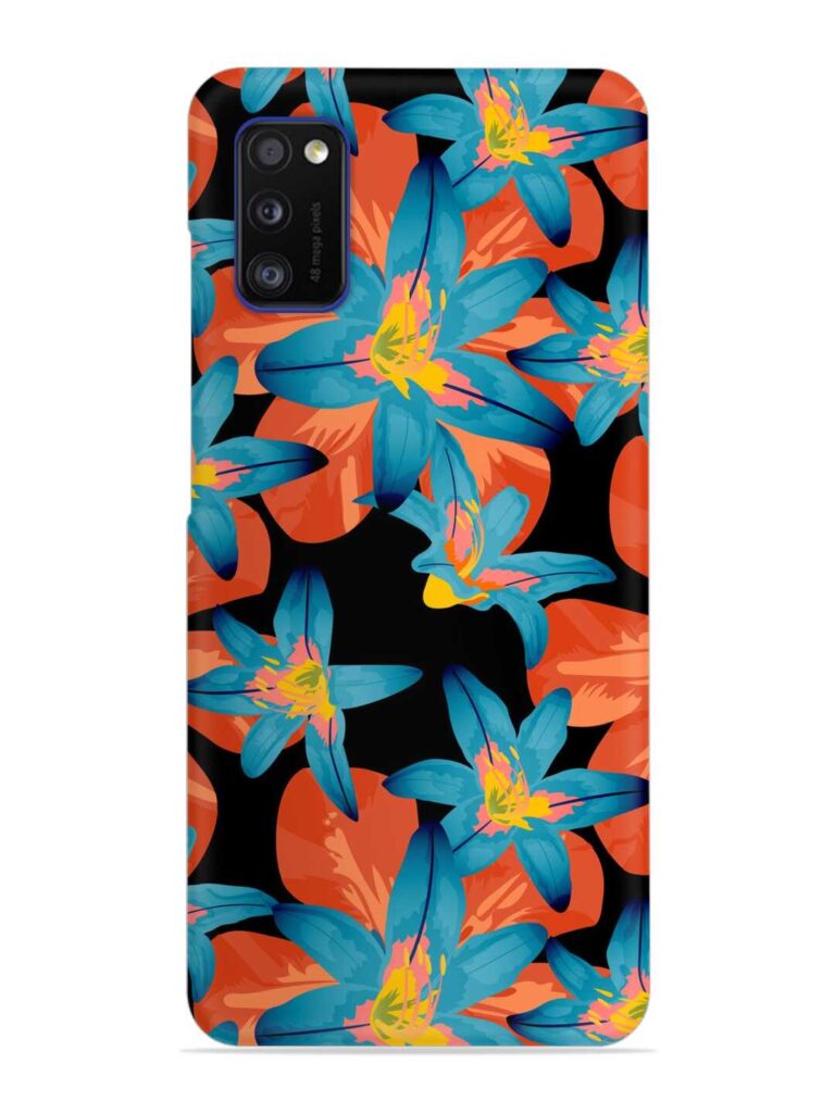 Philippine Flowers Seamless Snap Case for Samsung Galaxy A41 Zapvi