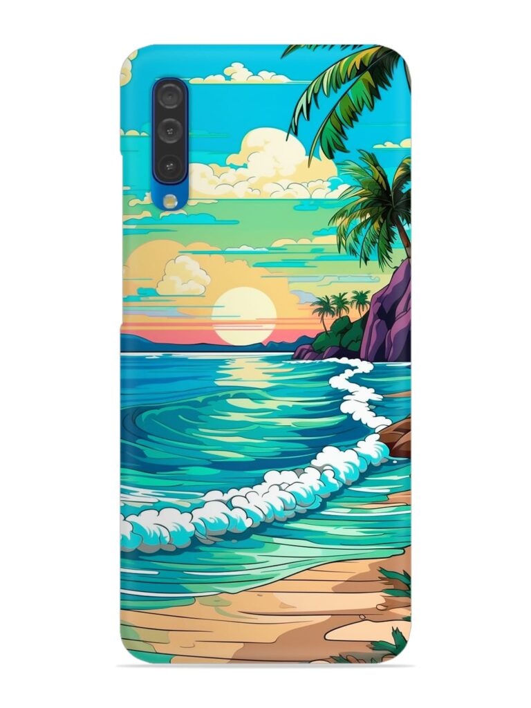 Beatiful Beach View Snap Case for Samsung Galaxy A50 Zapvi