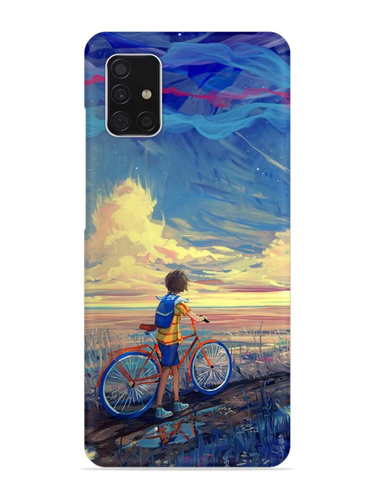 Bicycle Art Snap Case for Samsung Galaxy A51 Zapvi