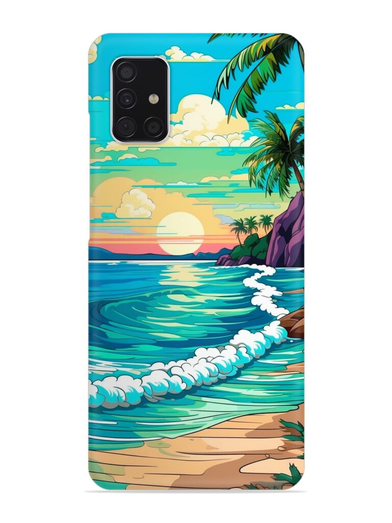 Beatiful Beach View Snap Case for Samsung Galaxy A51 Zapvi