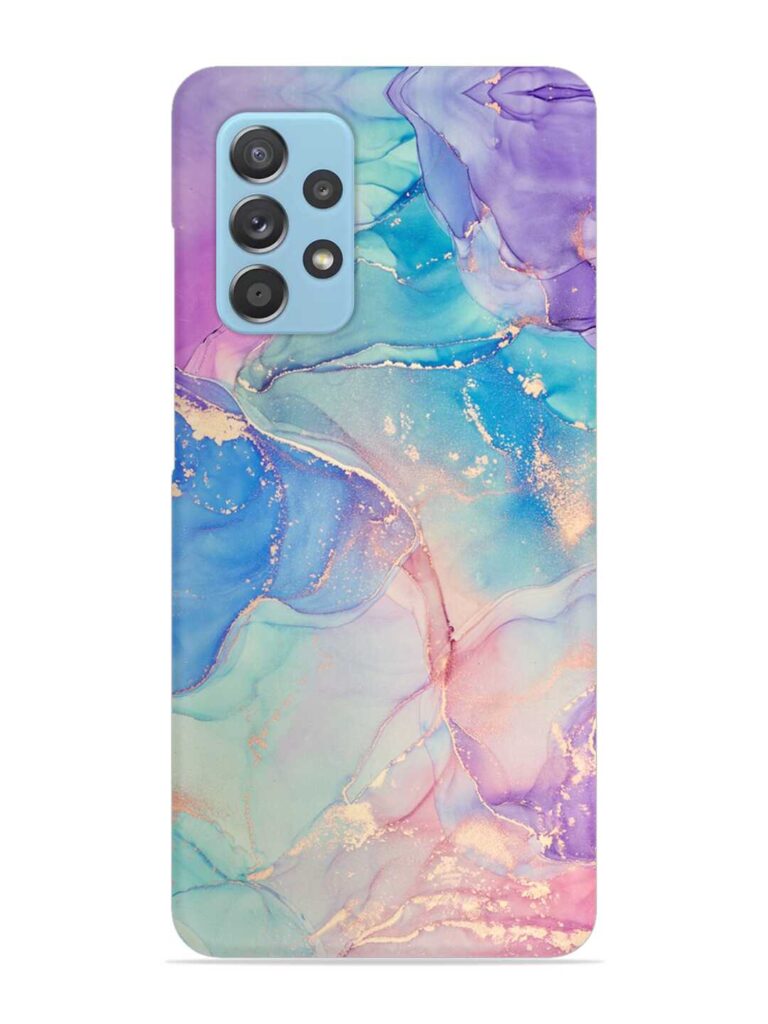 Alcohol Ink Colors Snap Case for Samsung Galaxy A52 (5G) Zapvi