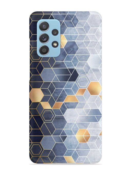 Geometric Abstraction Hexagons Snap Case for Samsung Galaxy A53 (5G) Zapvi