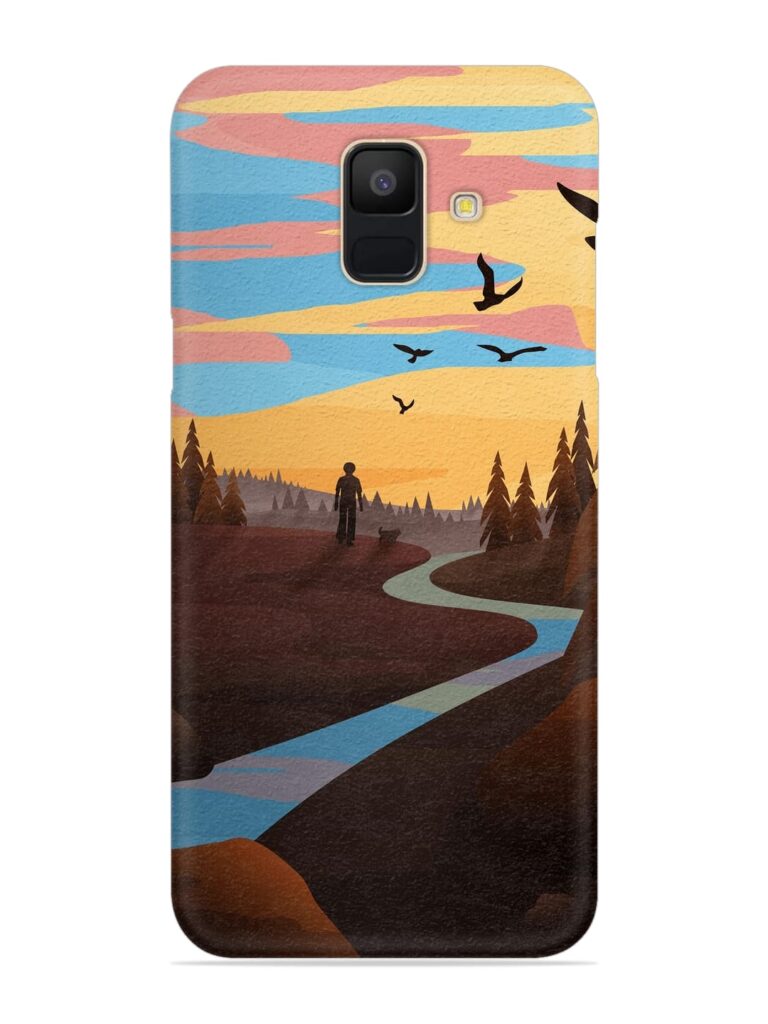 Natural Landscape Art Snap Case for Samsung Galaxy A6 Zapvi