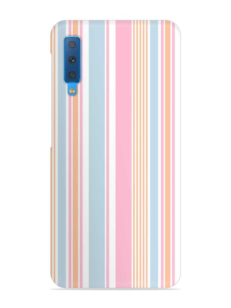 Stripe Seamless Pattern Snap Case for Samsung Galaxy A7 (2018) Zapvi