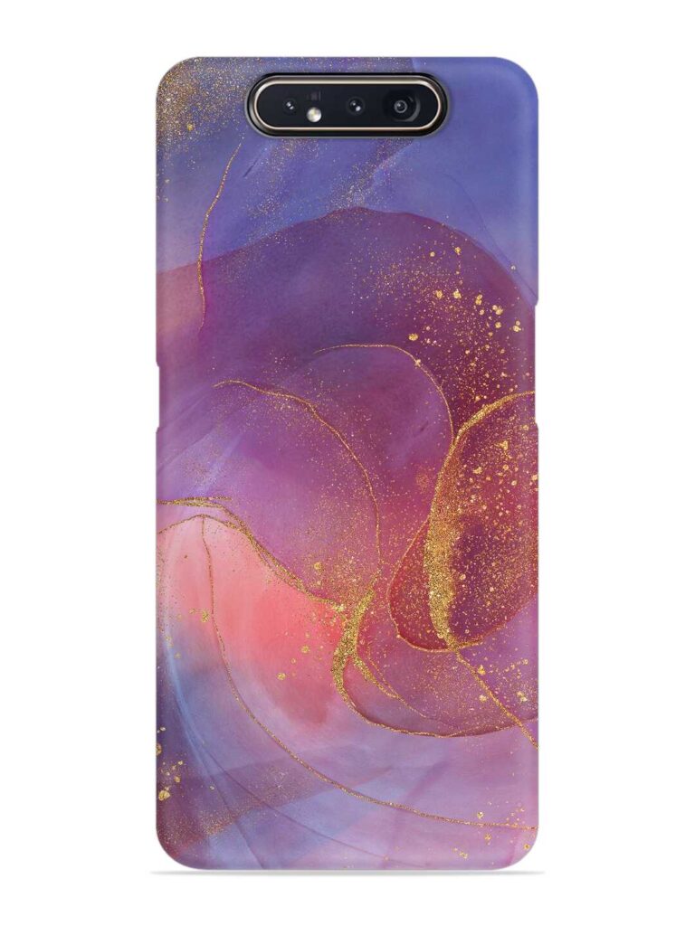 Vaporwave Digital Art Snap Case for Samsung Galaxy A80 Zapvi