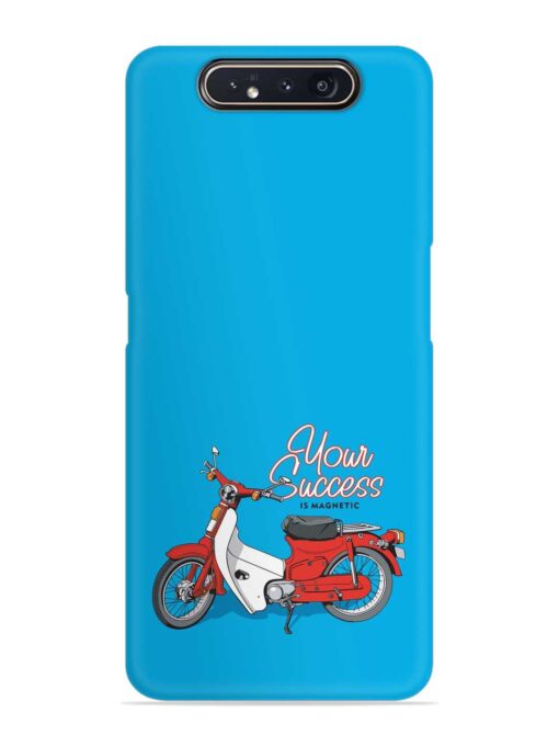 Motorcycles Image Vector Snap Case for Samsung Galaxy A80 Zapvi