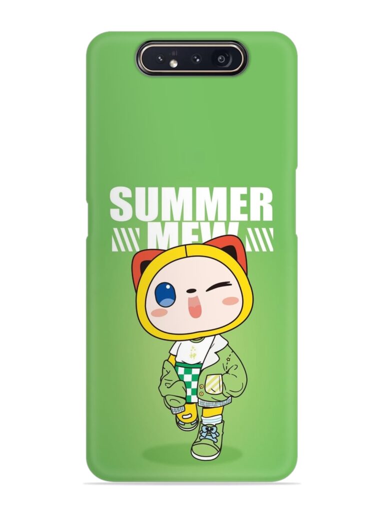 Summer Mew Snap Case for Samsung Galaxy A80 Zapvi