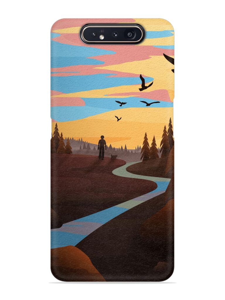 Natural Landscape Art Snap Case for Samsung Galaxy A80 Zapvi