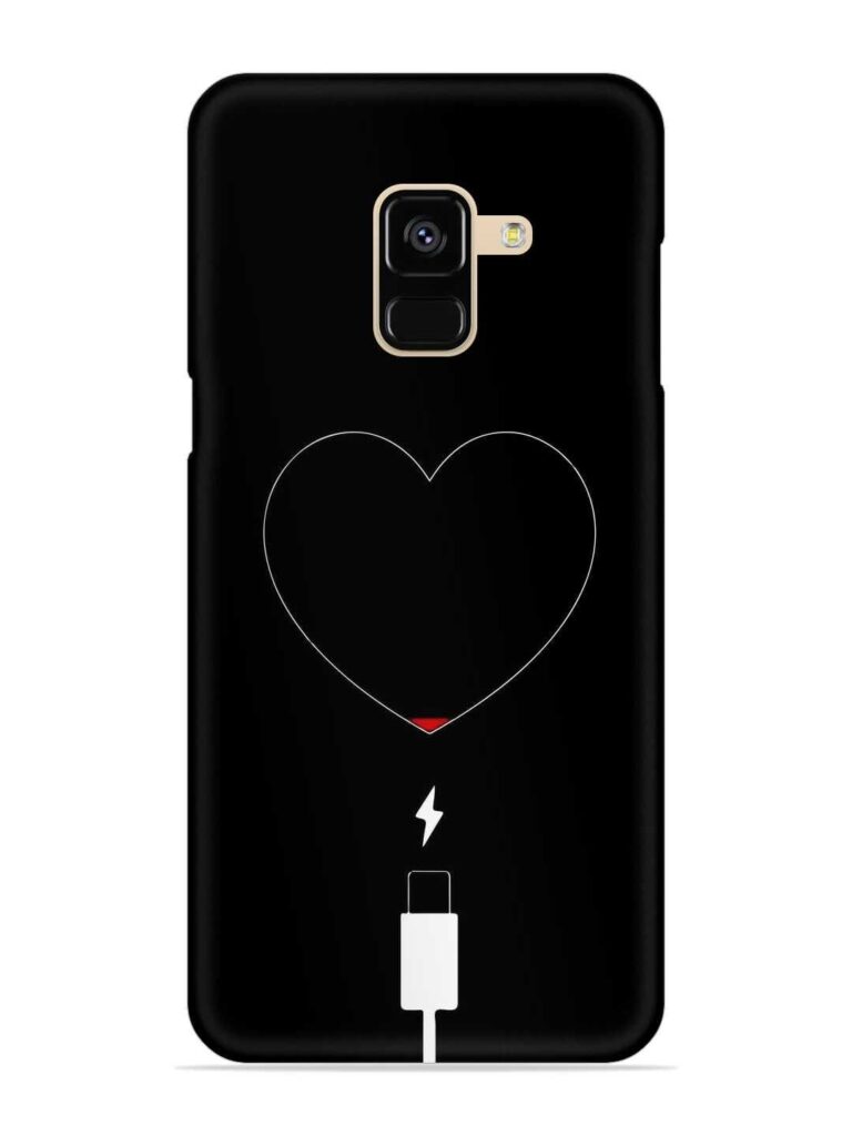 Heart Pumps Blood Charger Snap Case for Samsung Galaxy A8 (2018) Zapvi