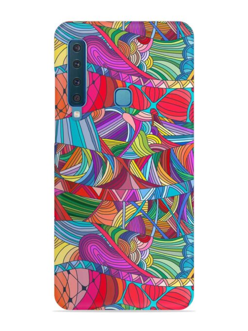 Seamless Patterns Hand Drawn Snap Case for Samsung Galaxy A9 (2018) Zapvi