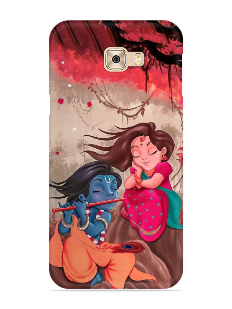 Radhe Krishna Water Art Snap Case for Samsung Galaxy C7 Pro Zapvi