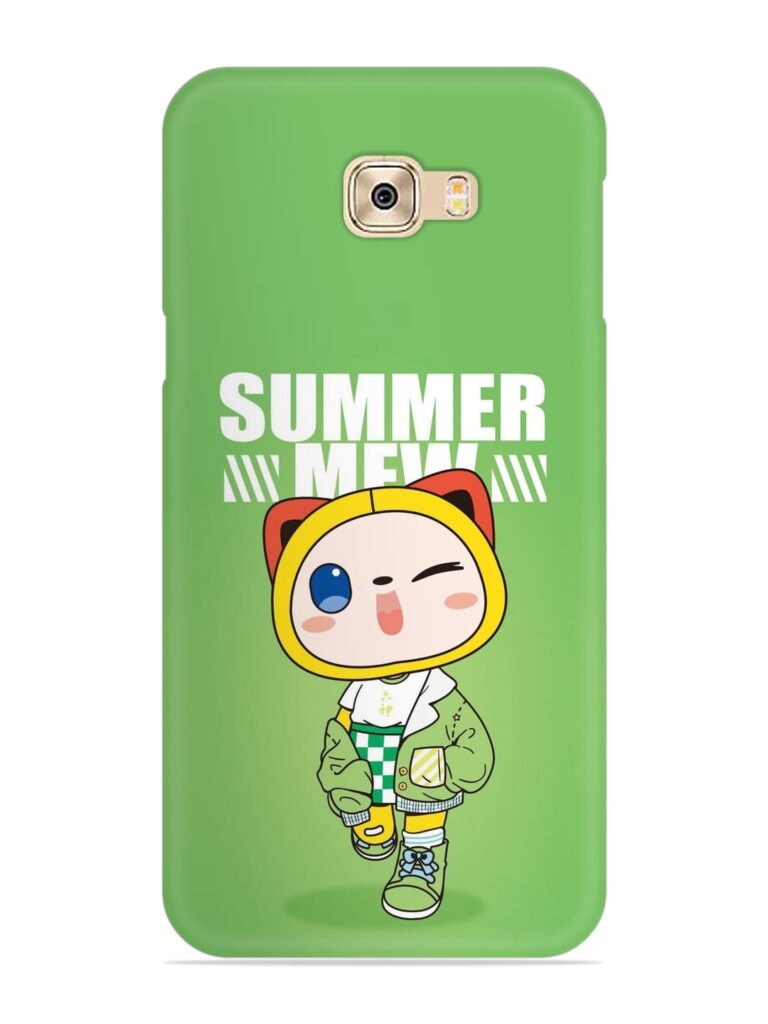 Summer Mew Snap Case for Samsung Galaxy C7 Pro Zapvi