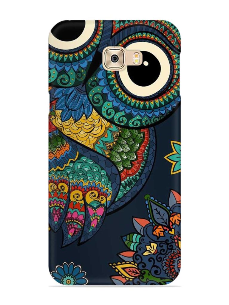 Owl Vector Art Snap Case for Samsung Galaxy C9 Zapvi