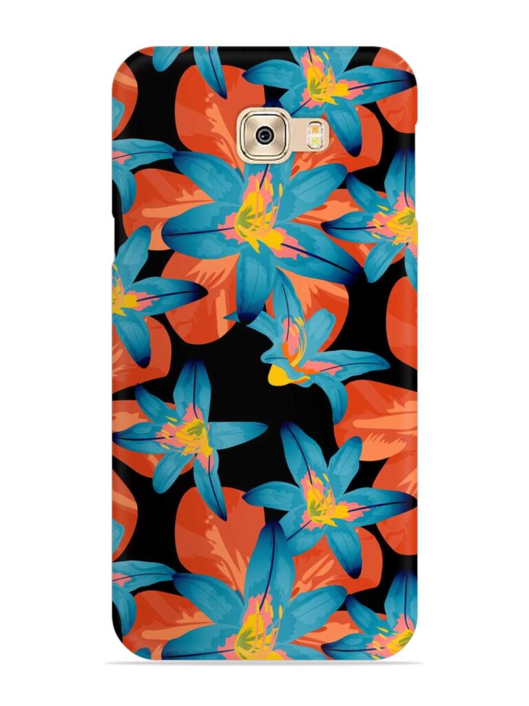 Philippine Flowers Seamless Snap Case for Samsung Galaxy C9 Pro Zapvi