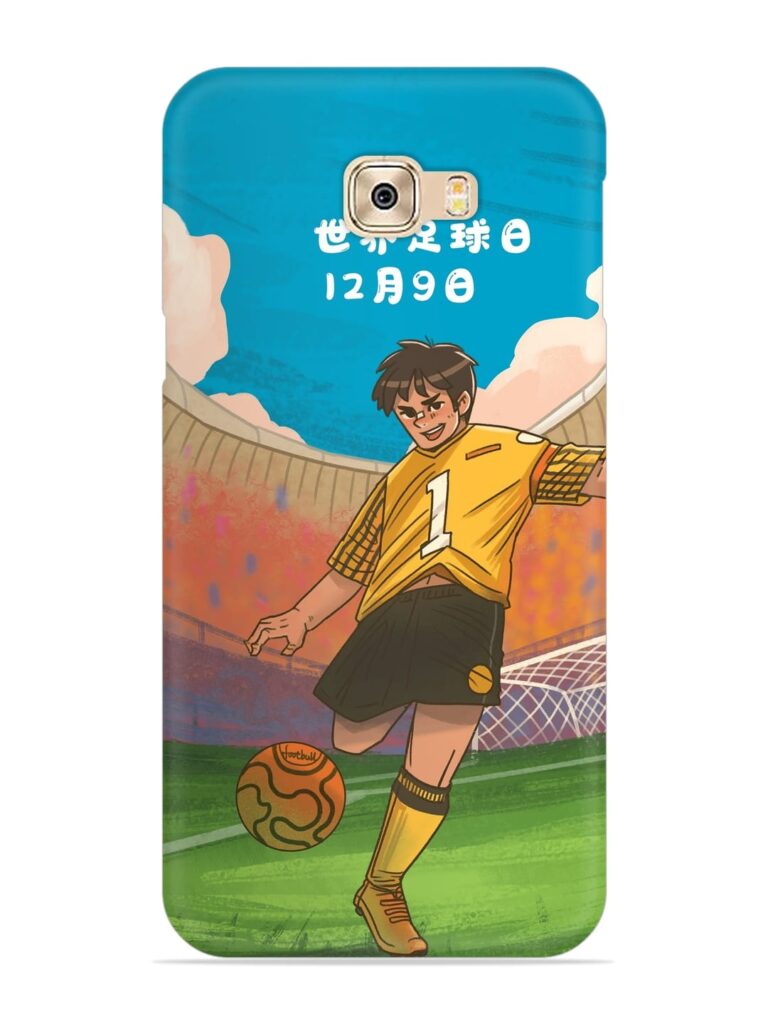 Soccer Kick Snap Case for Samsung Galaxy C9 Pro Zapvi