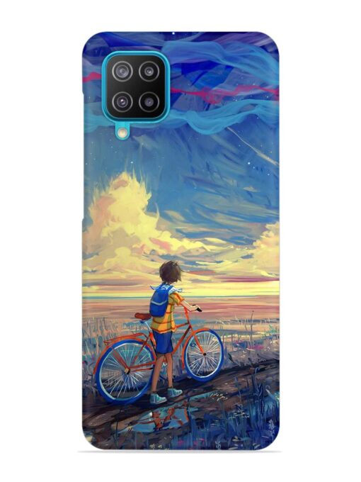 Bicycle Art Snap Case for Samsung Galaxy F12 Zapvi