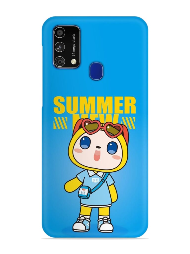 Summer Mew Cartoon Snap Case for Samsung Galaxy F41 Zapvi