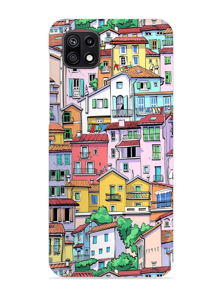 Europe Old Town Snap Case for Samsung Galaxy F42 (5G) Zapvi