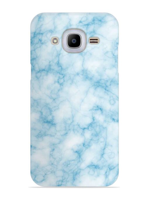 Blue White Natural Marble Snap Case for Samsung Galaxy J2 (2016) Zapvi