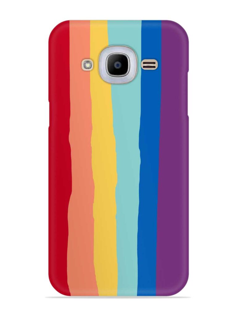Rainbow Genuine Liquid Snap Case for Samsung Galaxy J2 (2016) Zapvi
