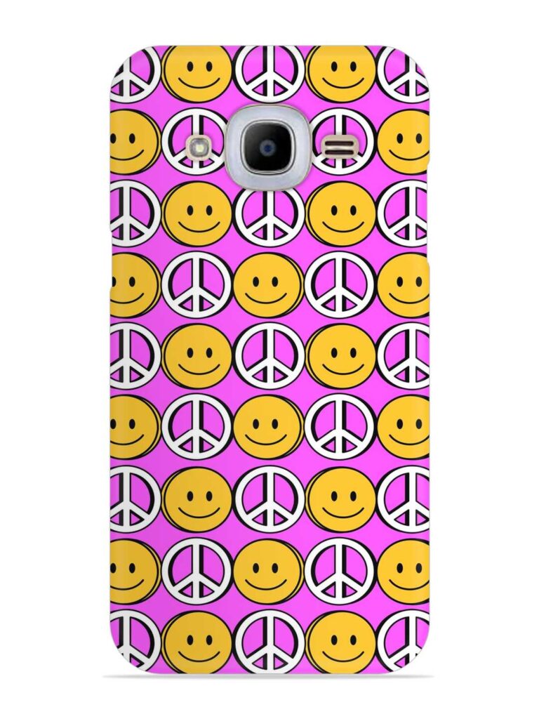 Smiley Face Peace Snap Case for Samsung Galaxy J2 (2016) Zapvi