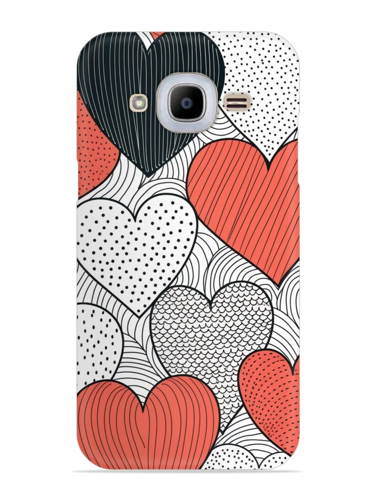 Girly Heart Seamless Snap Case for Samsung Galaxy J2 (2016) Zapvi