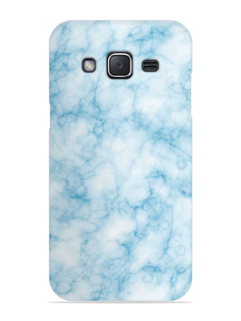 Blue White Natural Marble Snap Case for Samsung Galaxy J2 (2017) Zapvi