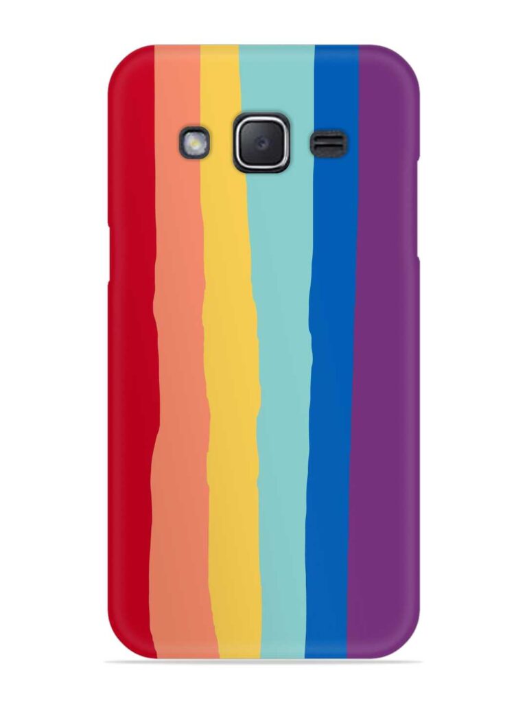 Rainbow Genuine Liquid Snap Case for Samsung Galaxy J2 (2017) Zapvi