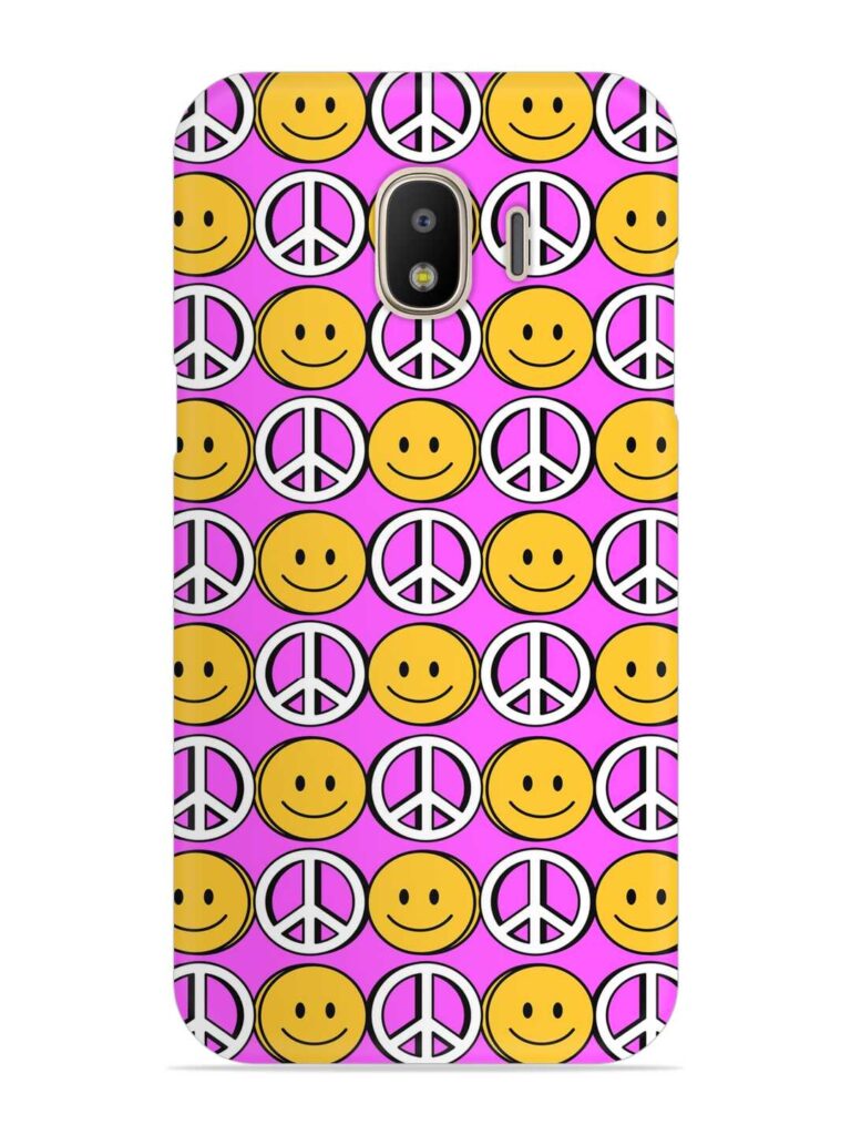 Smiley Face Peace Snap Case for Samsung Galaxy J2 (2018) Zapvi