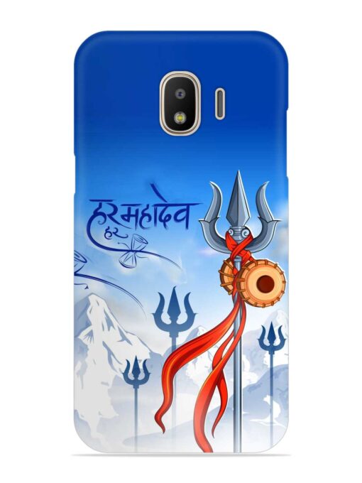 Har Har Mahadev Trishul Snap Case for Samsung Galaxy J4 Zapvi