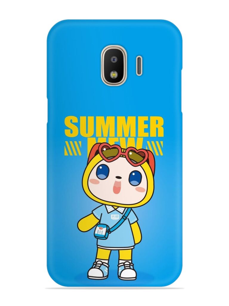 Summer Mew Cartoon Snap Case for Samsung Galaxy J4 Zapvi