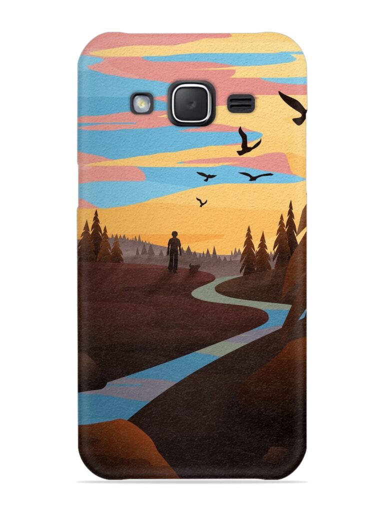 Natural Landscape Art Snap Case for Samsung Galaxy J7 (2015) Zapvi