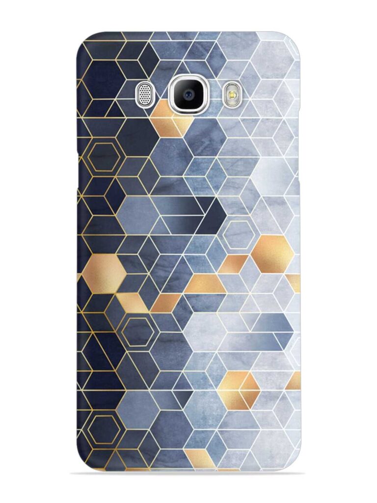 Geometric Abstraction Hexagons Snap Case for Samsung Galaxy J7 (2016) Zapvi