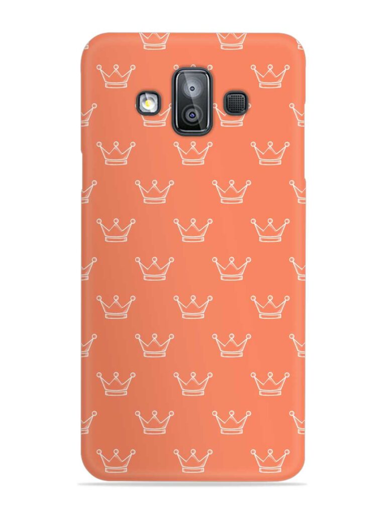 Hand Drawn Crown Snap Case for Samsung Galaxy J7 Duo Zapvi