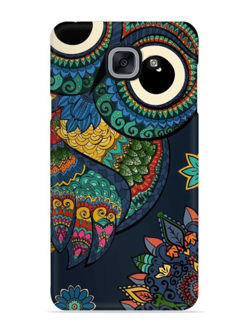 Owl Vector Art Snap Case for Samsung Galaxy J7 Max Zapvi