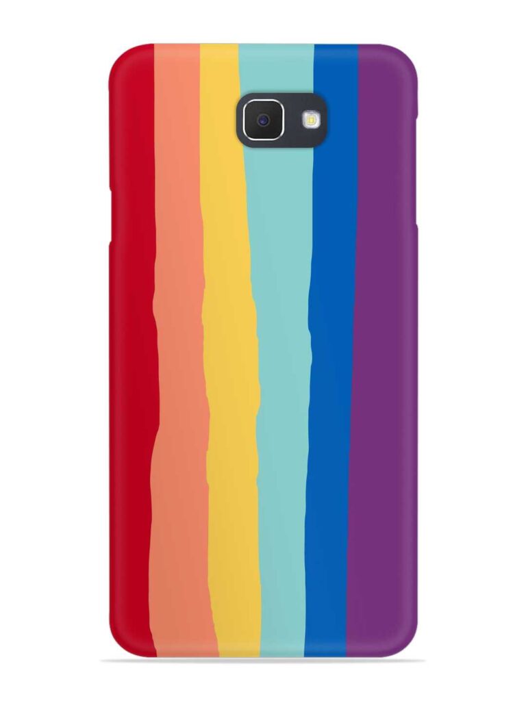 Rainbow Genuine Liquid Snap Case for Samsung Galaxy J7 Prime Zapvi
