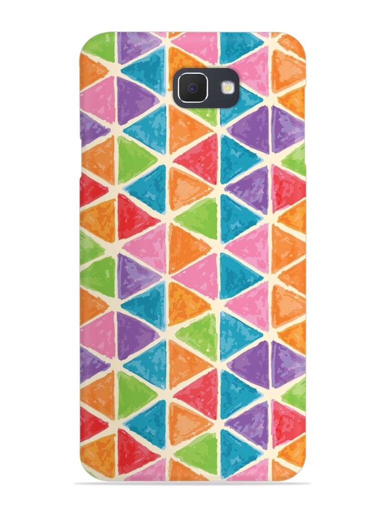 Seamless Colorful Isometric Snap Case for Samsung Galaxy J7 Prime Zapvi