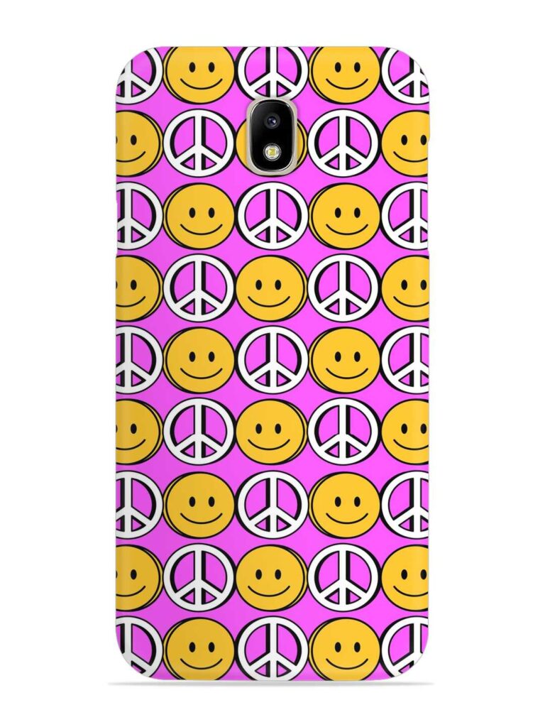 Smiley Face Peace Snap Case for Samsung Galaxy J7 Pro Zapvi